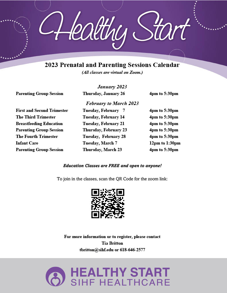 Healthy Start Prenatal Parenting Sessions & Positive Parenting Group